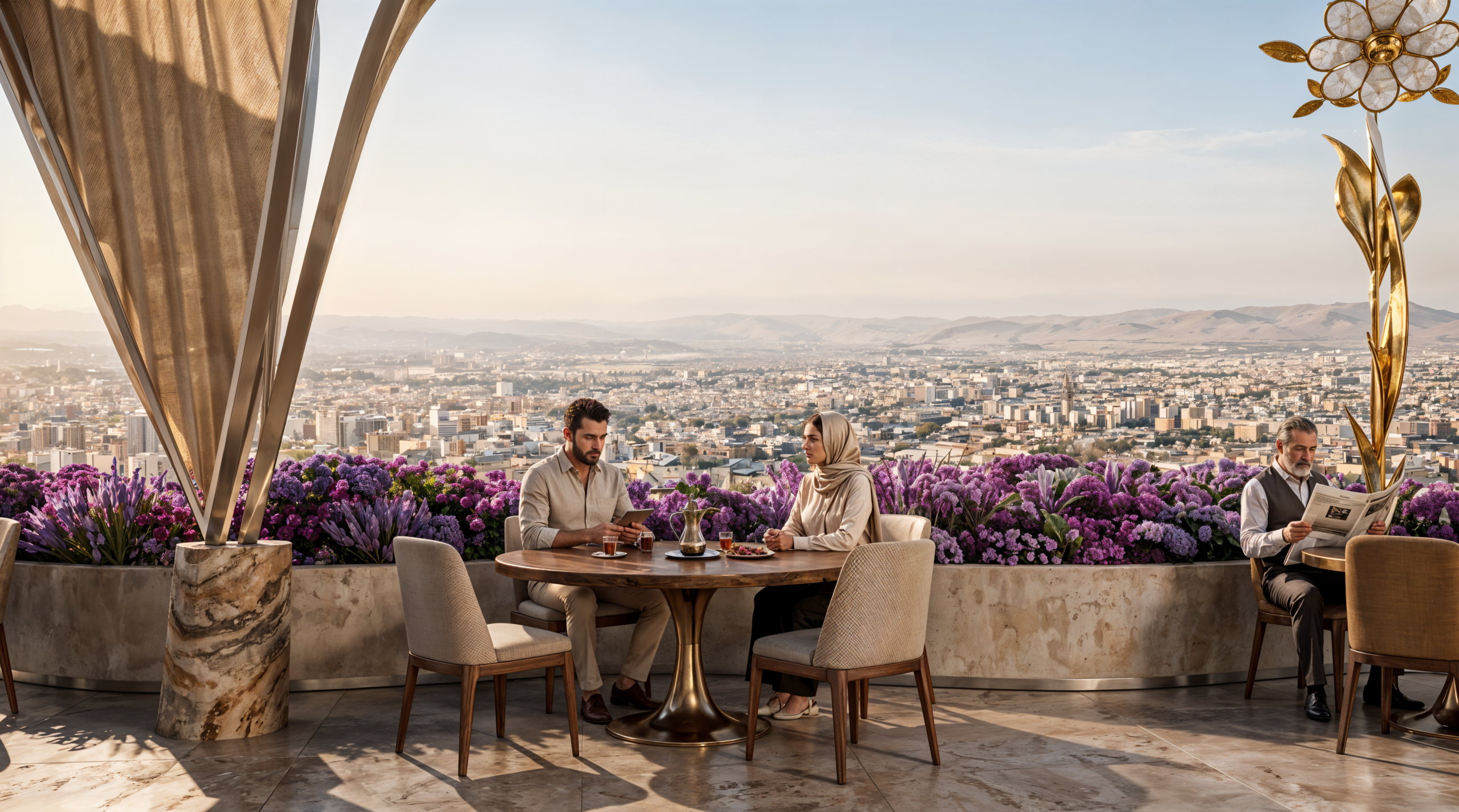 مجمع مطاعم حديقة الزهور